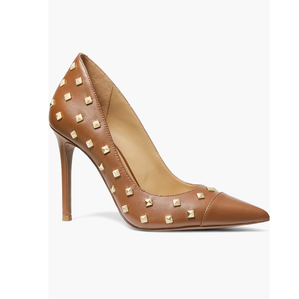 Nude Studded Heels